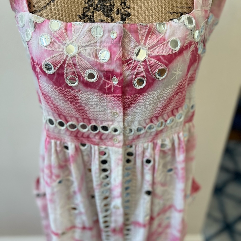 Juliet Dunn Fuchsia/White Tie Dye Dress         These dresses are over $400 now